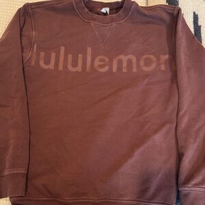 lululemon athletica Chocolate Crewneck Sweater